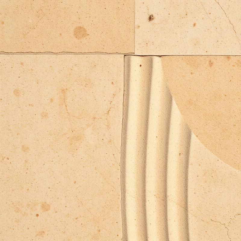 Honed travertine