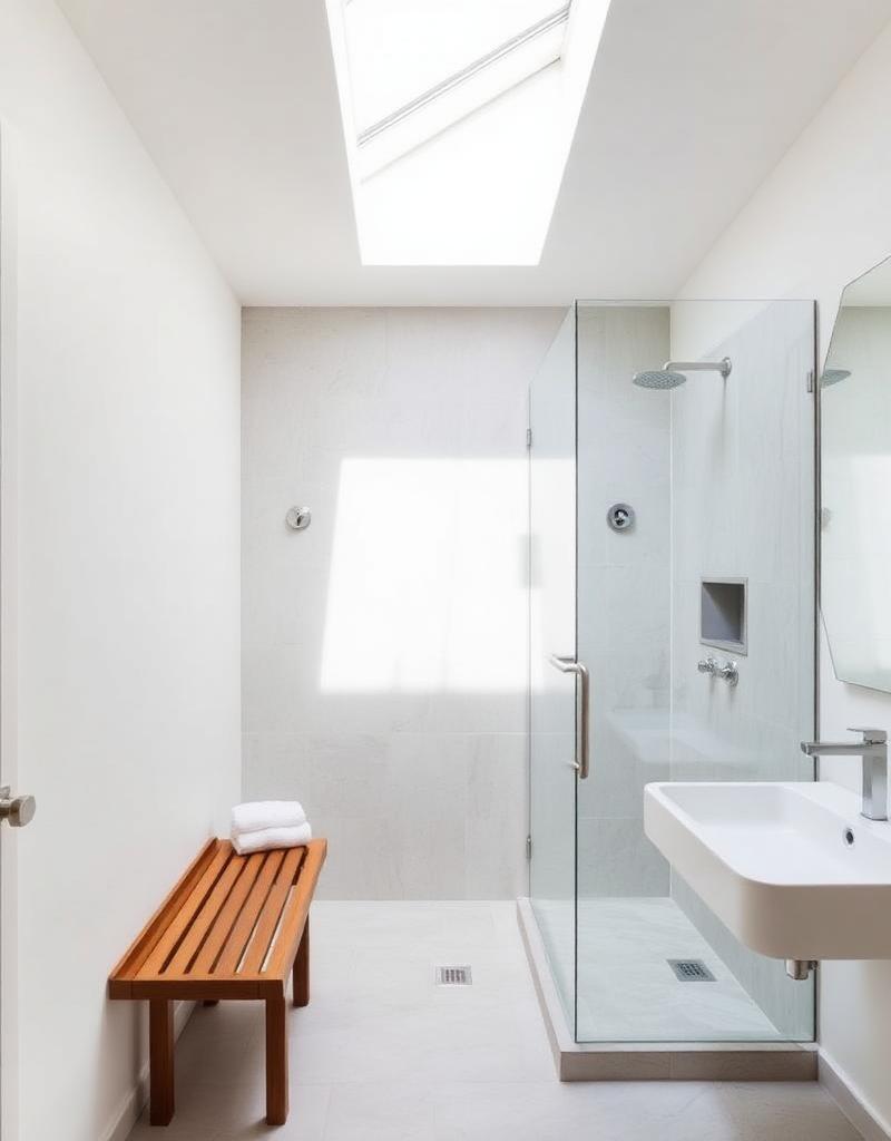 Minimalist primary bath